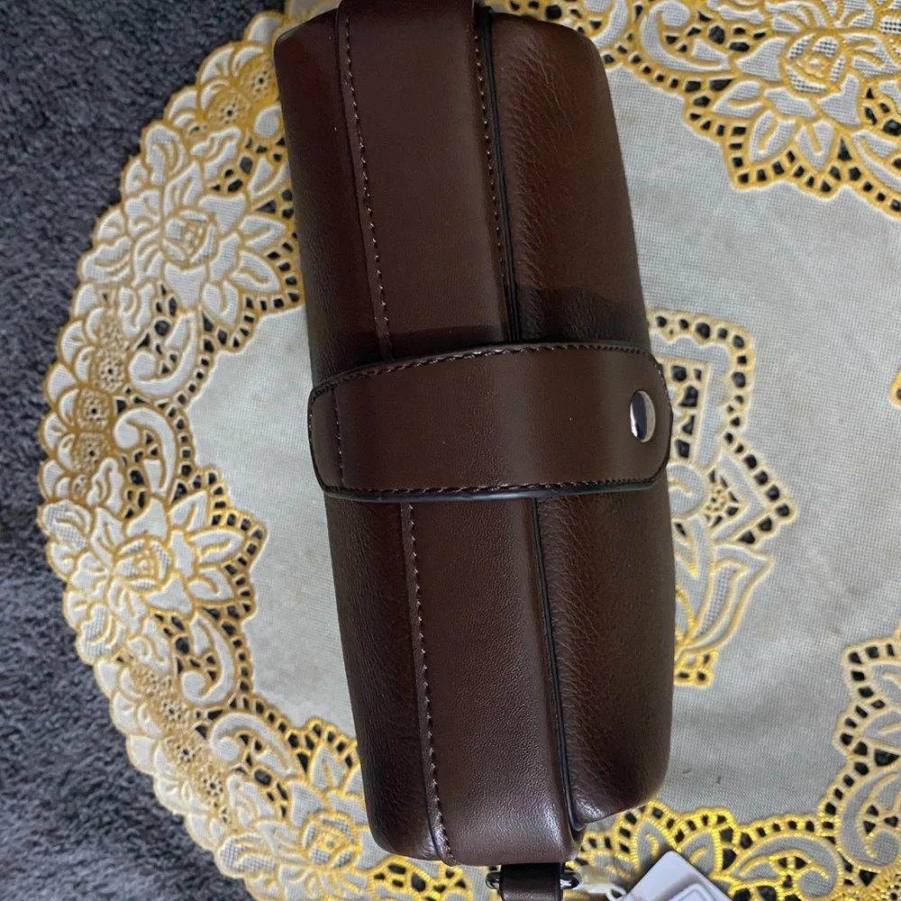 Brown leather bag - Picture 5 of 16